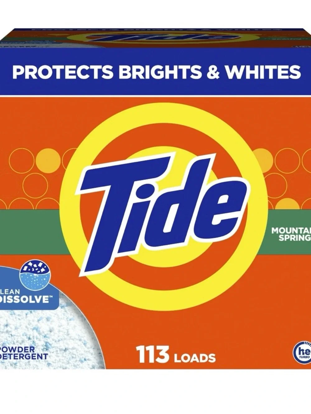 Tide Mountain Spring Laundry Detergent Powder - Orange - Picture 8 of 8